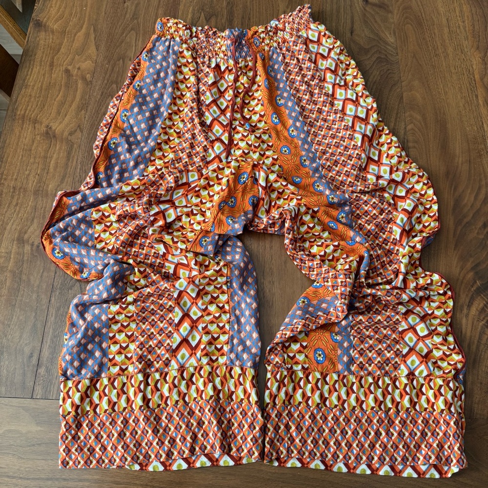 Anthropologie Multicolor Wide Leg Pants